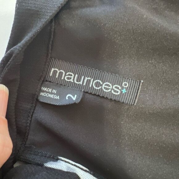 Maurice’s black and gray leopard sleeveless top size 2x - Picture 8 of 10